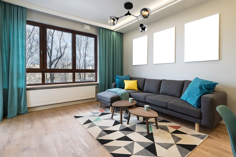 Żyrandol ZARA 3 Chromowany/Czarny