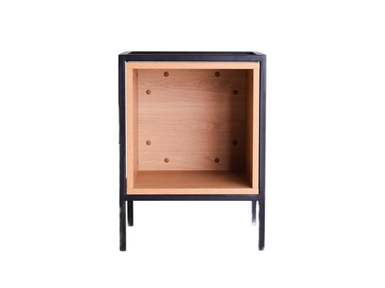 Regał Skap 1R1 Boks 45x40x60 Dąb/Czarny