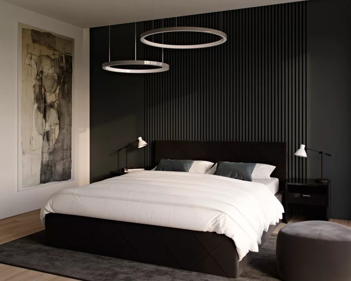 Łóżko Tapicerowane CARO 90x200