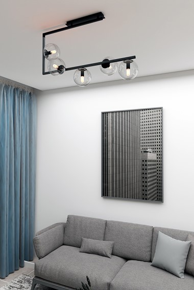 Lampa Sufitowa SOMA 5 Transparentny