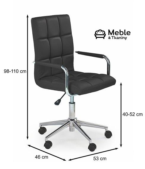 Fotel Młodzieżowy GONZO 2 Czarny