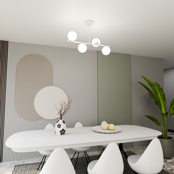 Lampa Sufitowa BIOR 4 Biały