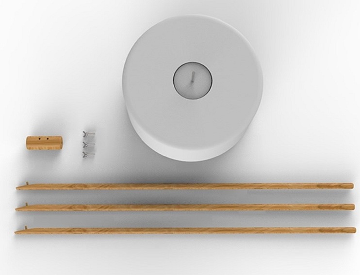 Lampa Podłogowa CLOE 140 CABLE IN&OUT Naturalny/Biały