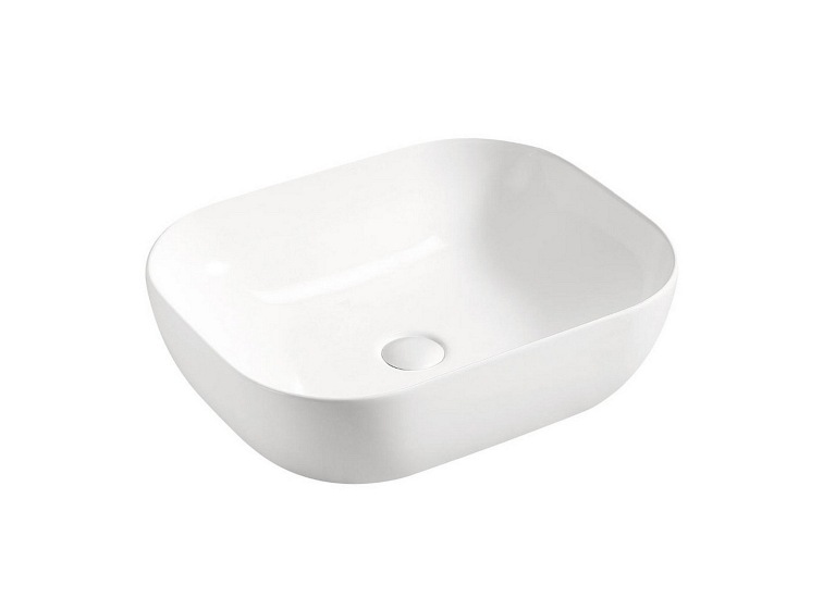 Umywalka Nablatowa Ceramiczna Smile 2 White 40x50x15 Biały