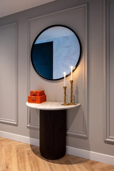 Konsola MAYFIELD Beżowy/Brązowy