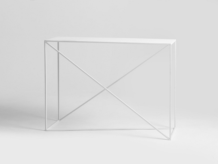 Konsola MEMO Metal 100x30 Biały