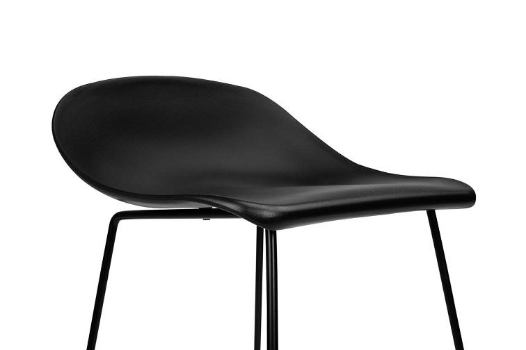 Krzesło Barowe Rolf 48x47x92 Czarny