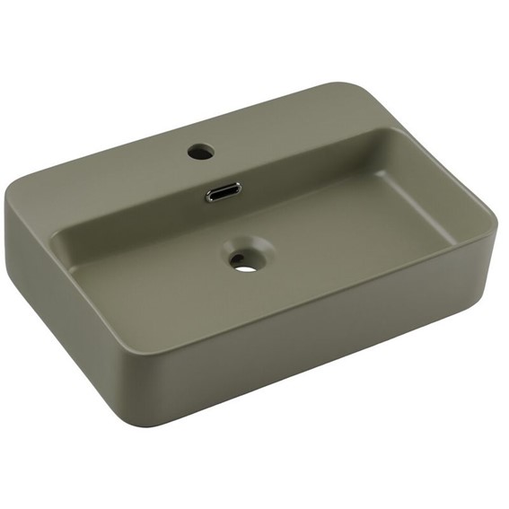 Umywalka Nablatowa TRUST Zielony Mat