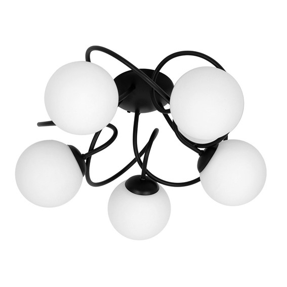 Lampa Sufitowa NELA K-5351 Czarny/Biały