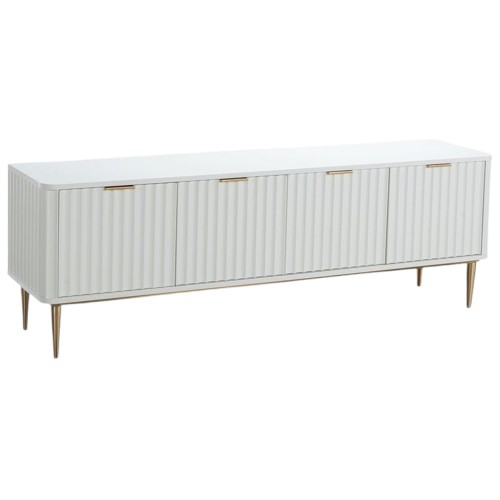 Komoda RTV STILIG ST709 Biały/Złoty