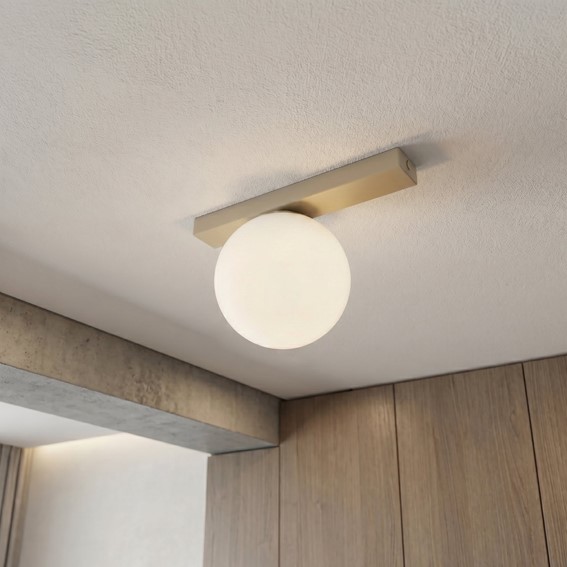 Lampa Sufitowa FIT 1 Beżowy/Opal