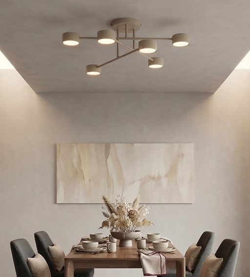 Lampa Sufitowa HALO 6 Beżowy