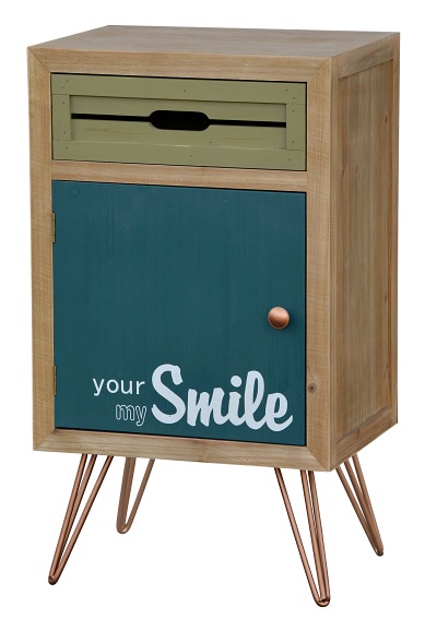 Szafka Nocna Portofino 007 30x40x70 Brązowy