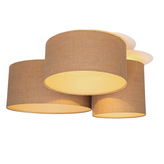 Lampa Sufitowa MASALA JUTE 3R Beżowy