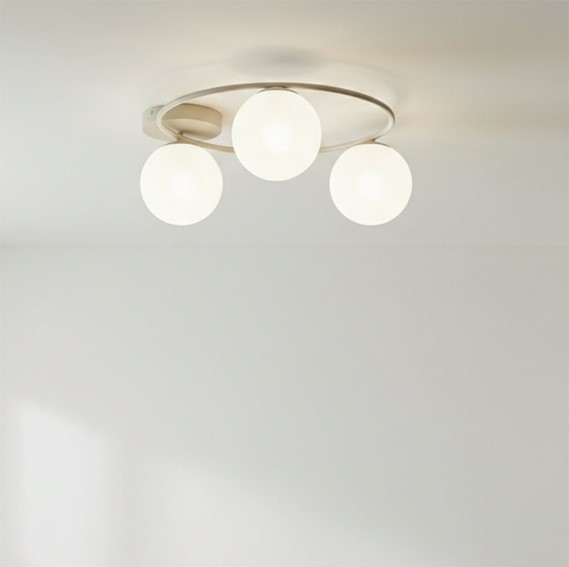 Lampa Sufitowa SOPRA 3 Beżowy/Biały