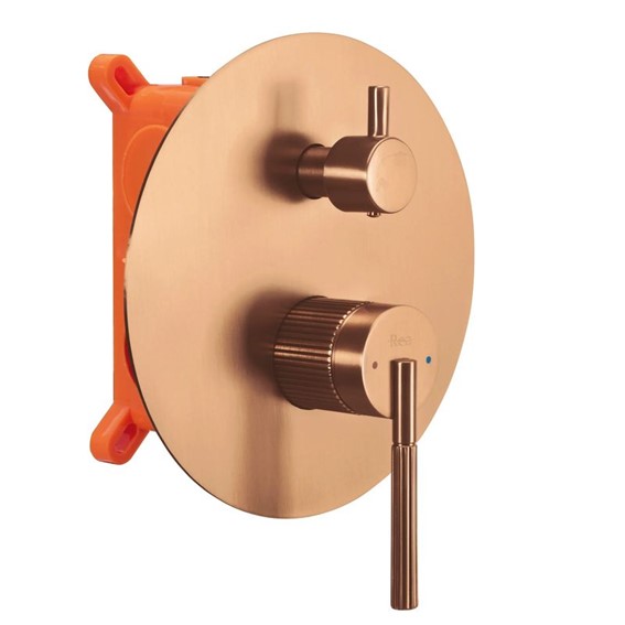 Zestaw Natryskowy ARGON Miedź Szczotkowany