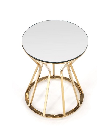 Ława AFINA S fi45 Lustro/Złoty