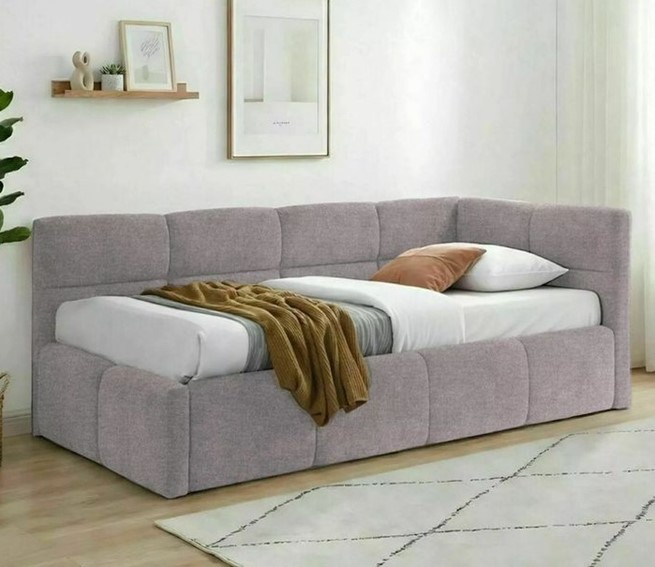 Łóżko EMMA Raven 90x200cm Pudrowy Róż