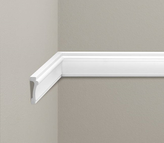 Listwa Naścienna Gładka LPC-05 244 cm Biały