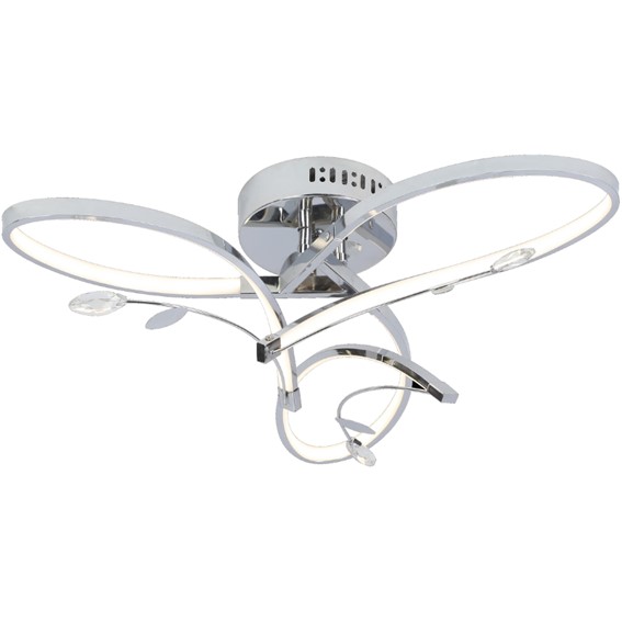 Lampa Sufitowa KATE 3 Chromowany