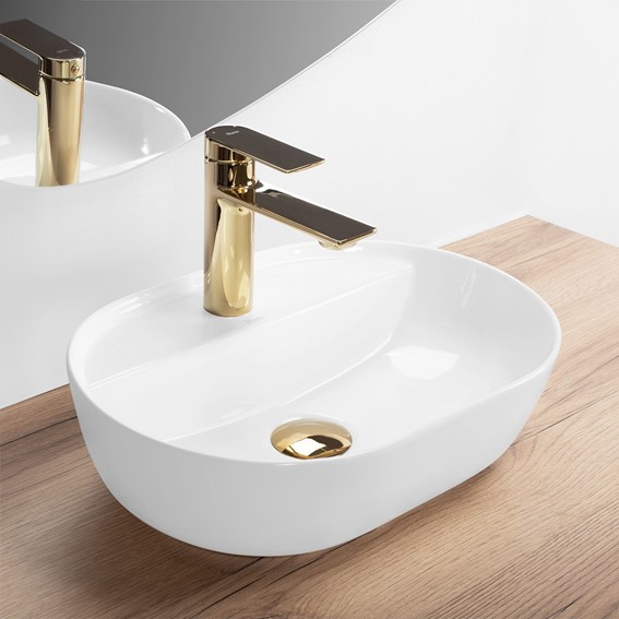 Umywalka Nablatowa AURA 42 Biały