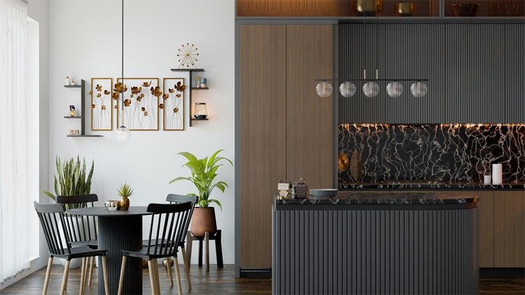 Lampa Wisząca AURA K-5683 Transparentny/Czarny