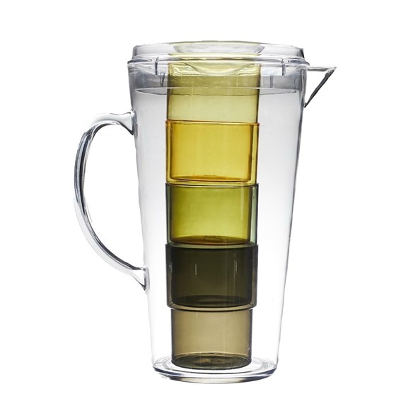 Zestaw SOLEIL Dzbanek i 4 Szklanki