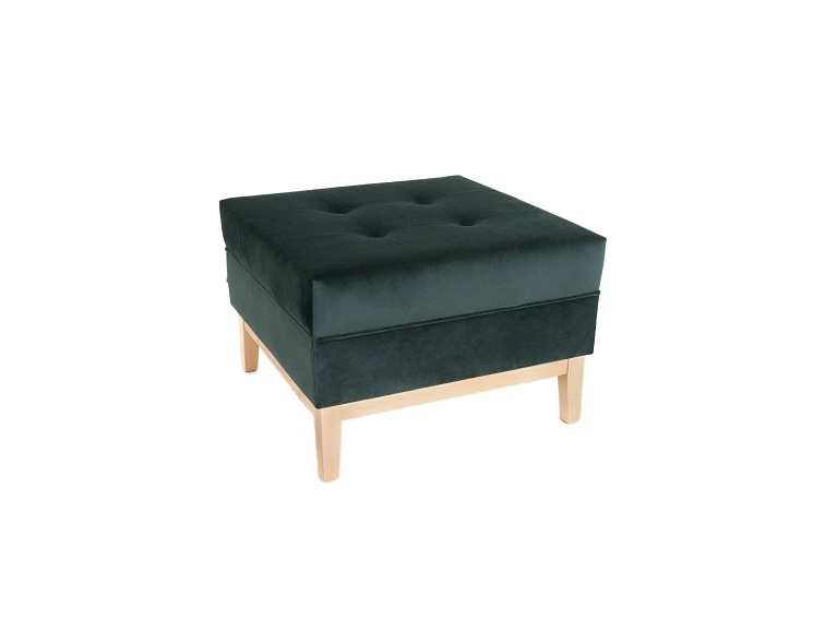 Puf By-Tom 64x64x44 Avocado/Naturalny