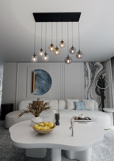 Lampa Wisząca COSMO 9 MIX Czarny