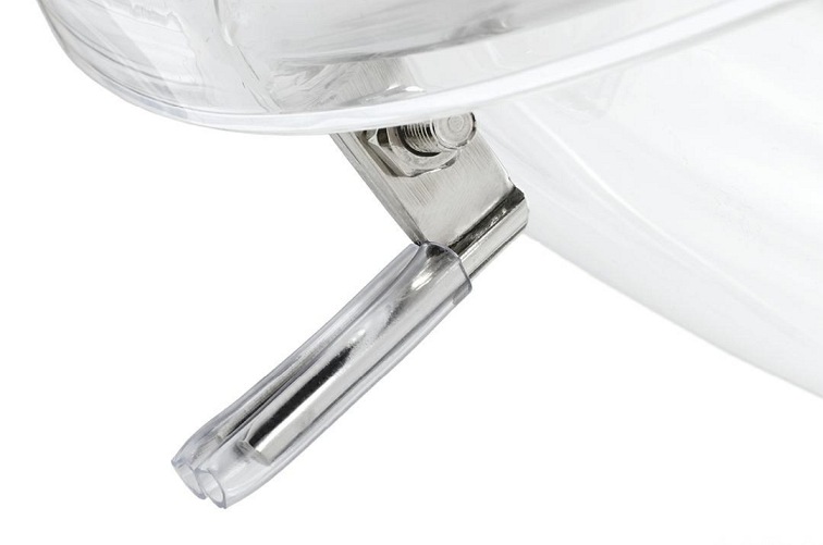 Fotel BUBBLE STAND 2 Chrom/Transparentny