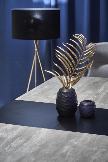 Stół Rozkładany Vinston 95x180 Czarny/Ciemny Popiel