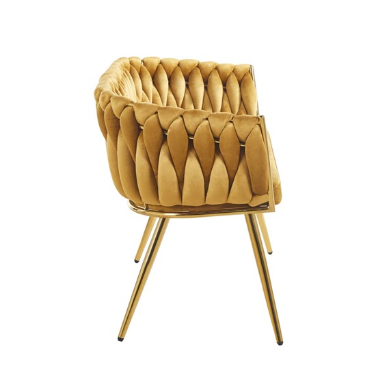 Sofa SF2-FX Curry/Złoty