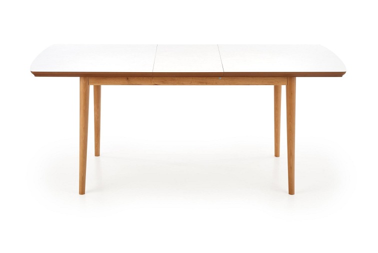 Stół Rozkładany BARRET (190-90)x80 Biały Mat/Dąb Leflaks