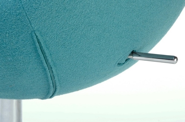 Fotel EGG Szeroki Turkusowy