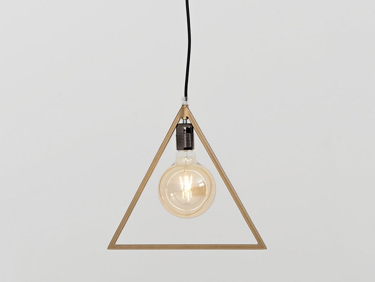 Lampa Wisząca TRIAM Złoty