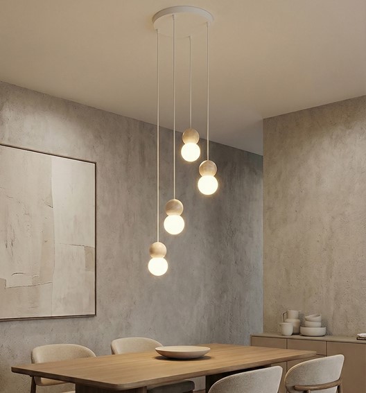 Lampa Wisząca LOOP 4 Biały