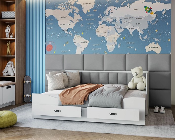 Łóżko Tapicerowane HARPER TRINITY 80x200