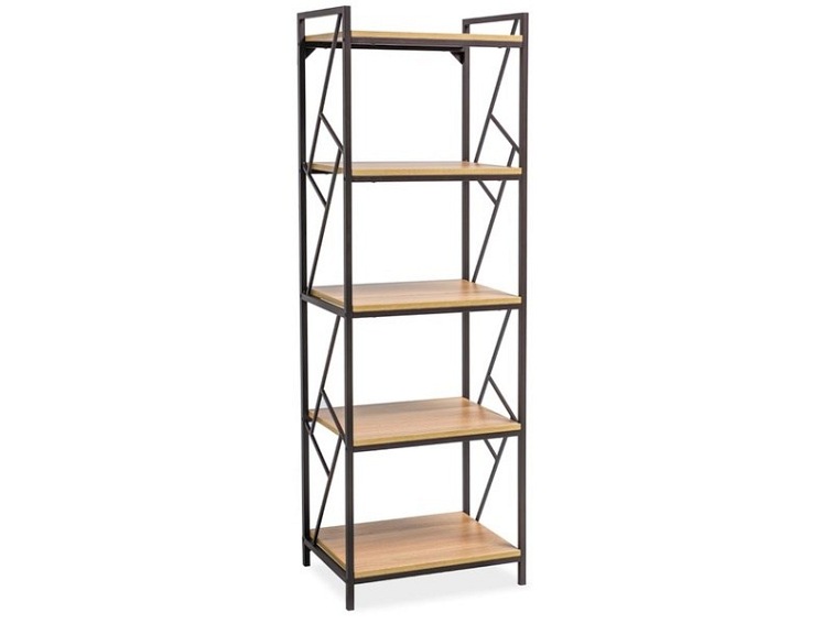 Regał TABLO R5 Dąb/Ciemny Brąz