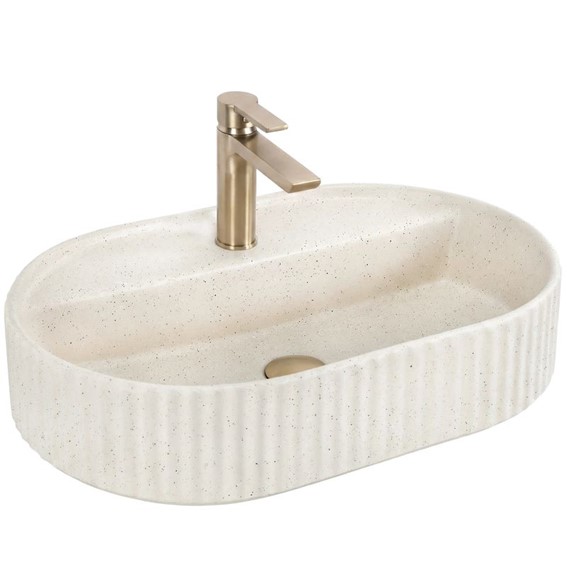 Umywalka Nablatowa MARCELA 60 VANILLA Beżowy