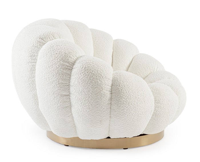 Fotel Obrotowy FLOREL Biały