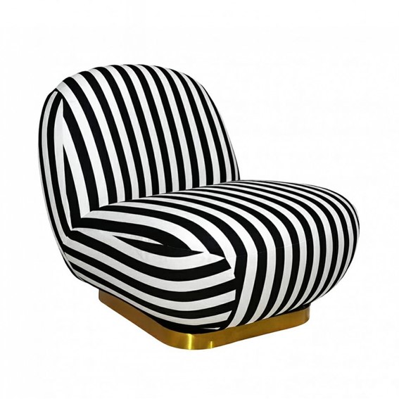 Fotel Obrotowy AZURE BiałyCzarny