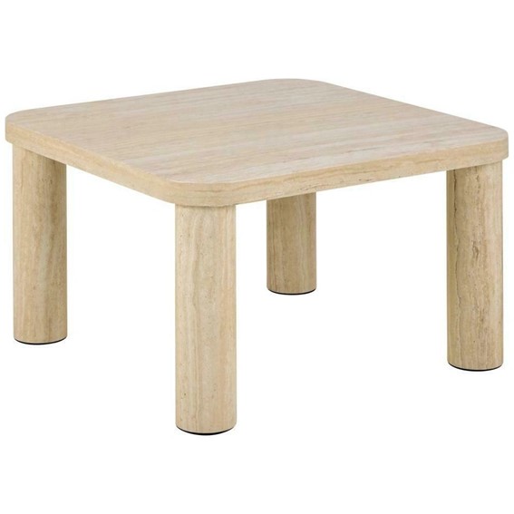 Stolik SOLANO 60x60 Beżowy/Trawertyn