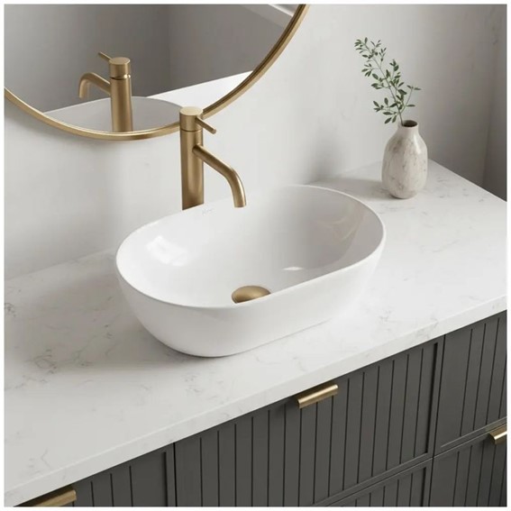 Umywalka Nablatowa AMELIA 45 Biały