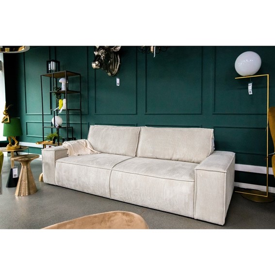 Sofa PILLOW z Funkcją Spania 255cm Szary