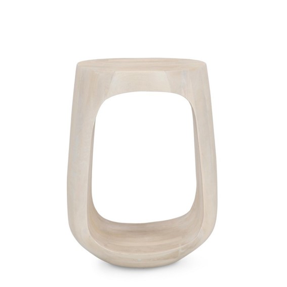 Stolik Kawowy LOPEZ Fi33cm Beżowy