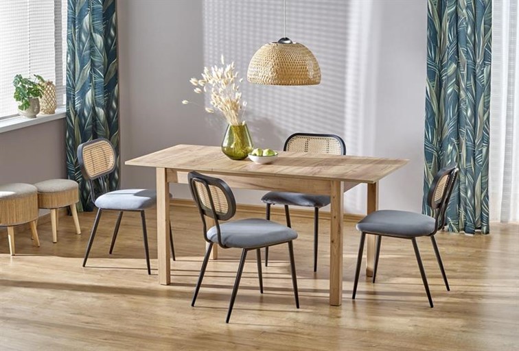 Stół Rozkładany MAURYCY (118-158)x75 Dąb Craft