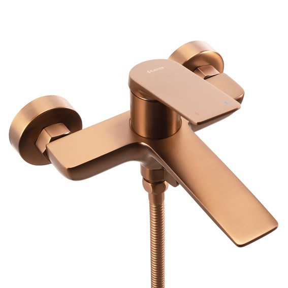 Bateria Wannowa AVALON Miedź Szczotkowana