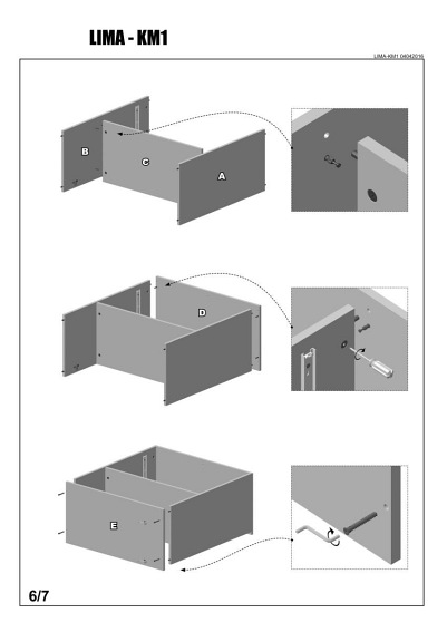 Komoda LIMA KM-1 Biały