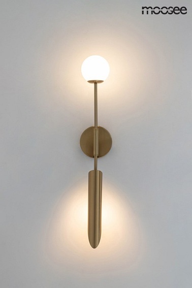 Lampa Ścienna LUCCA Złoty