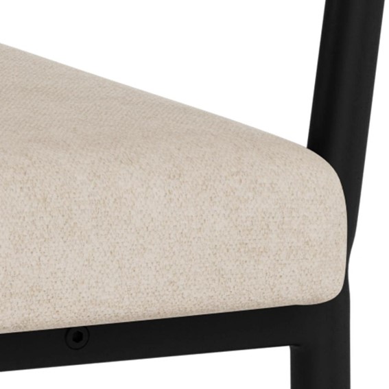 Krzesło VIVI Beżowy/Czarny